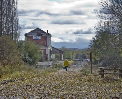 Vía Verde a su paso por Yanguas de Eresma