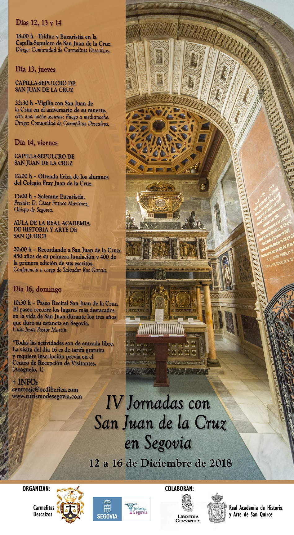2018-12-10 cartel lV Jornadas San Juan de la Cruz - copia