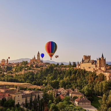 Globos en Segovia