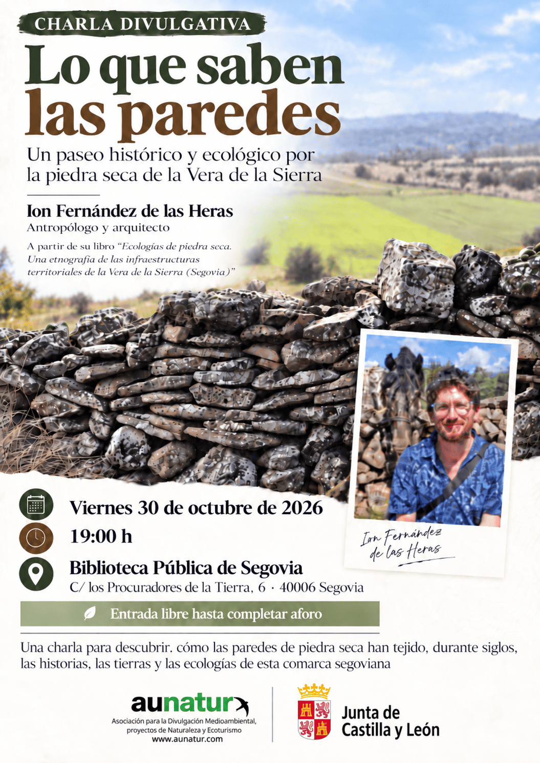 What walls know: dry-stone heritage in the Sierra — image from the event programme