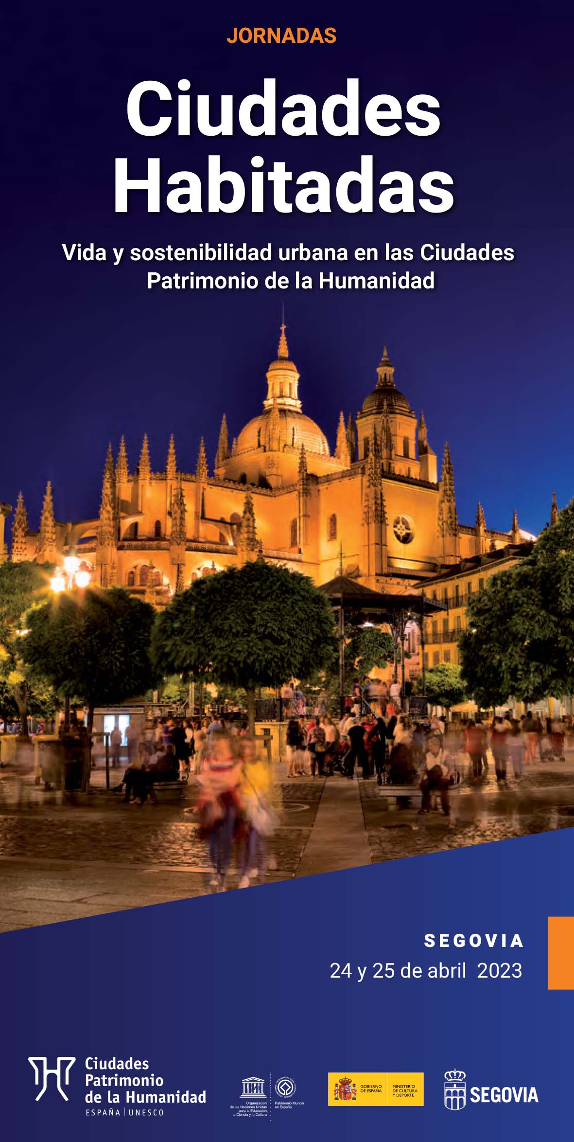 cartel  Jornadas digitales Ciudades Habitadas