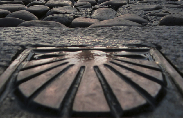 Foto de concha del camino de Santiago