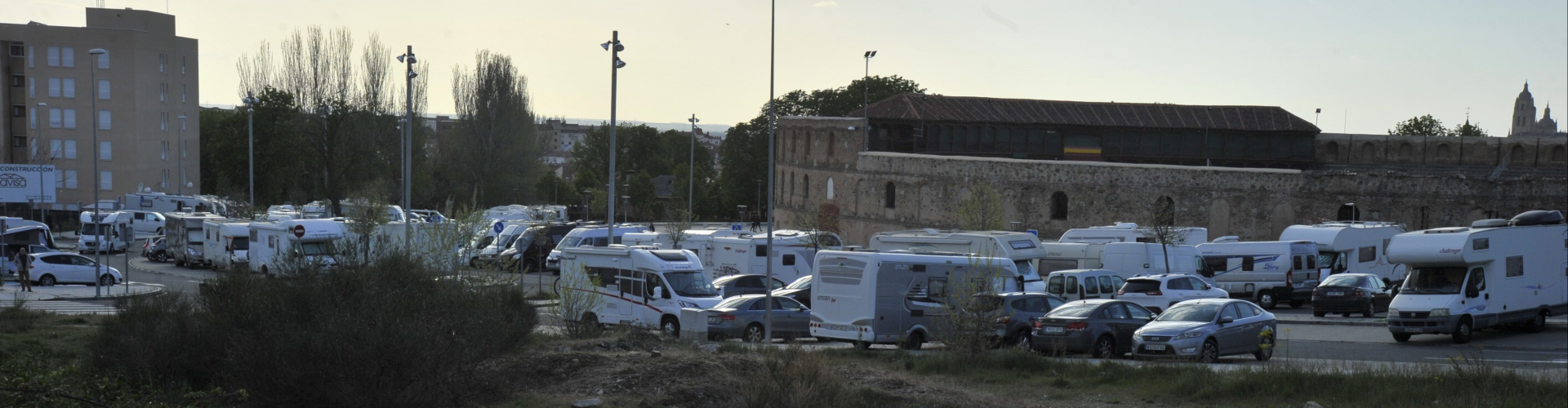 Zona de autocaravanas de Segovia
