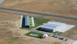 Vista aérea del aeródromo Air Marugan